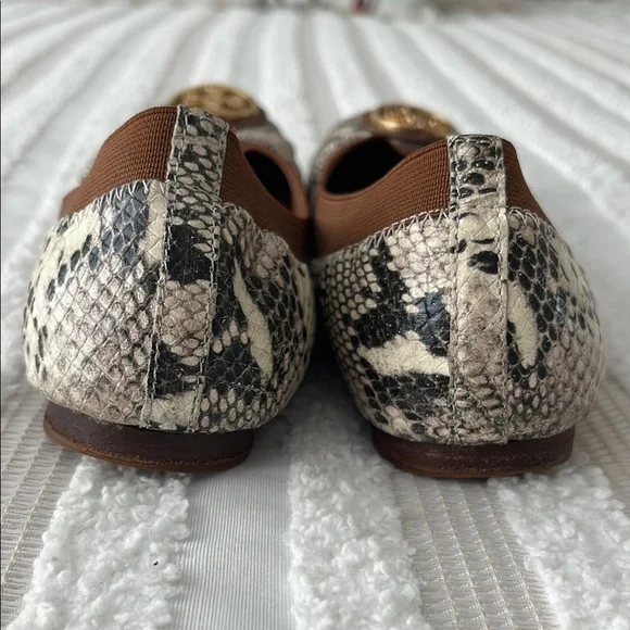 Tory Burch Snakeskin Ballet Flats - Picture 5 of 9